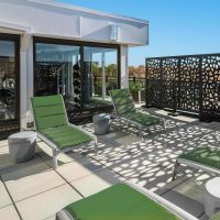 Cityside Huntington Metro rooftop sundeck and lounge