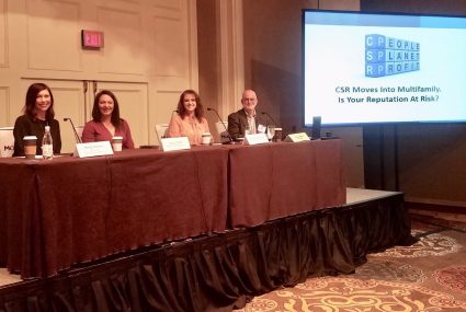 Jennifer Casey and other panelists at the Crittenden Multifamily Conference
