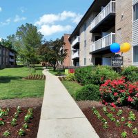 Entrance to Allentown Apartments