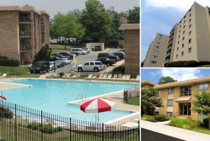 A group of photos of various Donaldson community exteriors