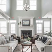 Clubhouse with fireplace