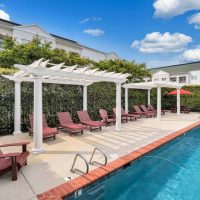 Pool and poolside lounge